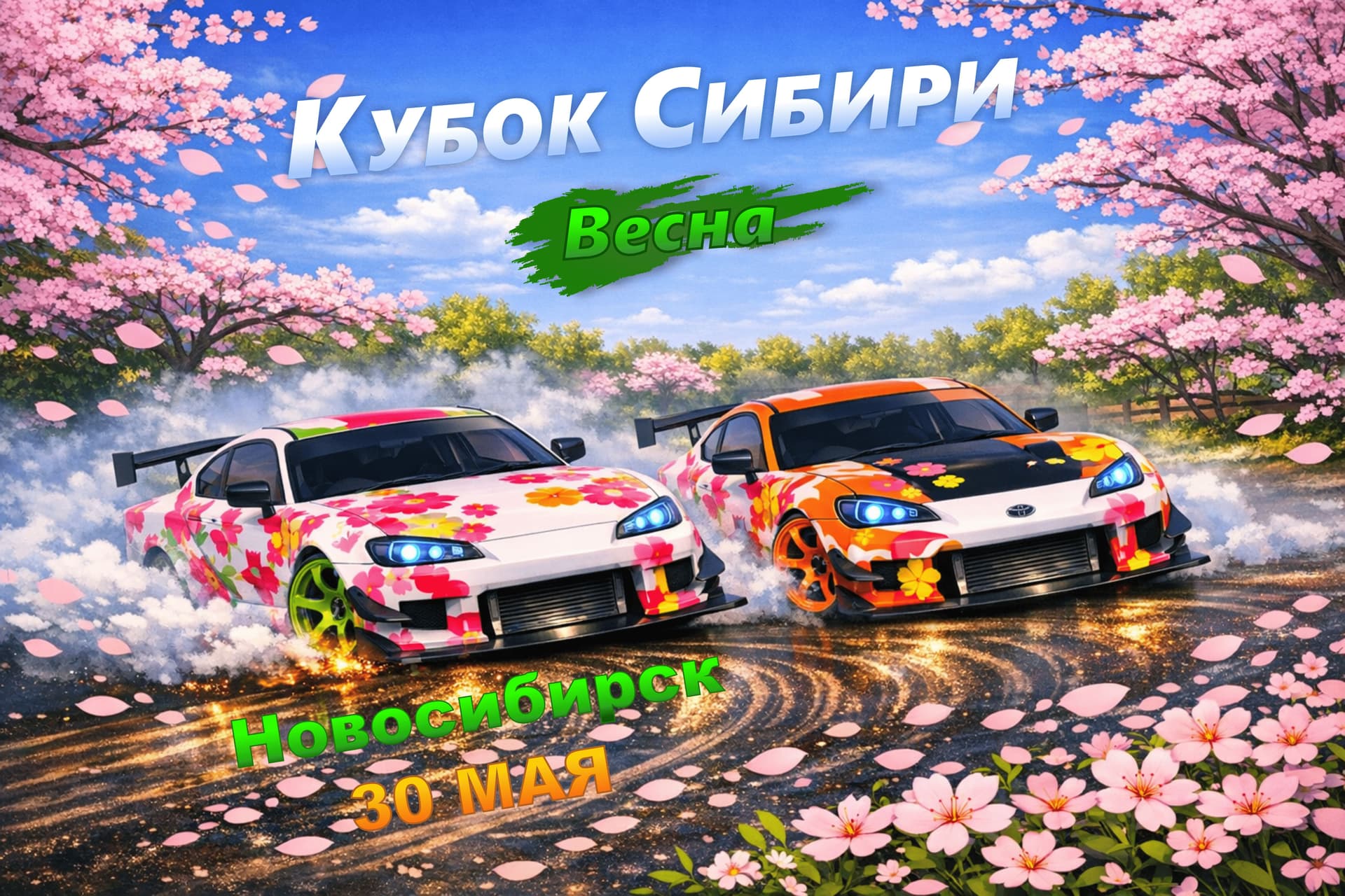 Весенний этап соревнований по RC Drift в г.Новосибирске
